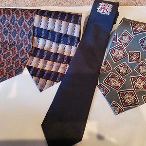 Bundle of 4 Ties (3 of them 100% Silk)
